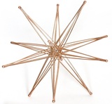 folding metal wire star